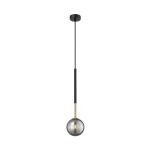 Arcturus lampa wisząca 1xG9 czarno/złota P0574-01F-SDFZ