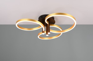 Caruso lampa sufitowa 1xLED/43W/CCT czarna/złota 648110680