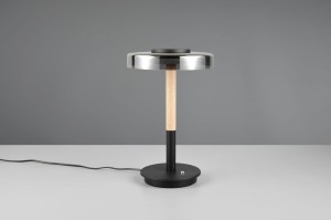 Celeste lampa stołowa 1xLED/10W czarna/przydymiona 554910132
