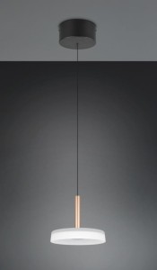 Celeste lampa wisząca 1xLED/10W kawowa/biała 354910165