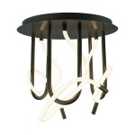 Balbo lampa sufitowa 3xLED/45W czarna 2023573-BK