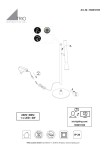 Lampa stołowa Fiato w kolorze czarnym i złotym, z jedną diodą LED 3W. Ma prostą, nowoczesną konstrukcję z okrągłą podstawą. Ujęcie z boku, pokazujące włącznik oraz możliwość regulacji nachylenia. Idealna do biura lub salonu.