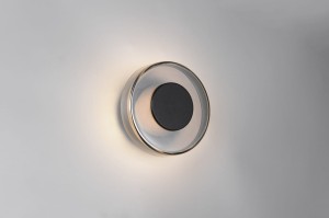 Celeste plafon 1xLED/10W czarny/chrom 254910132