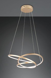 Darvin lampa wisząca 1xLED/34W/CCT złota 349110179