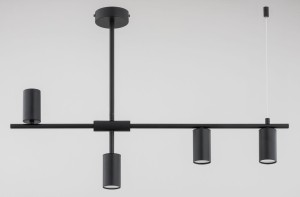 Saur lampa sufitowa 4xGU10 czarna 63321