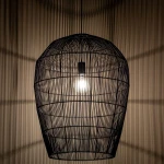 Haiti Black L lampa wisząca 1xE27 czarna 11168