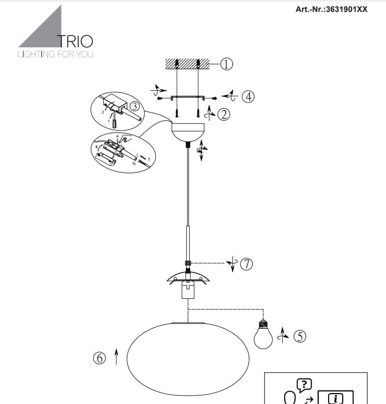 Lampa wisząca Fomento D40 z jednym gniazdem E27, wykonana z mosiądzu i białego materiału. Okrągła, matowa klosz z widocznym mocowaniem oraz elementami instalacyjnymi. Ujęcie z góry, ukazujące szczegóły montażu i konstrukcję lampy.