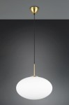 Fomento D40  lampa wisząca 1xE27 mosiądz/biała 363190108