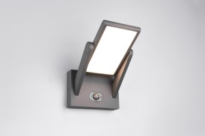 Malawi kinkiet zewnętrzny z czujnikiem ruchu 1xLED/5W/CCT/IP65 antracyt 253769142