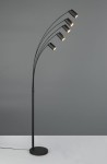 Marley lampa podłogowa 5xGU10 czarna 412400532