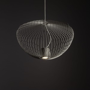 Pumpkin M lampa wisząca 1xGU10 jasnoszara 11244