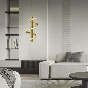 Claret lampa wisząca 1xLED/9W złota 6209-0115