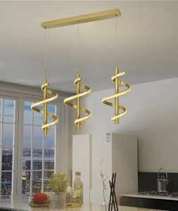 Claret lampa wisząca 3xLED/27W złota 7209-0315