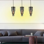 Grans lampa wisząca 3xE27 czarna/chrom 7211-0310