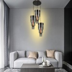 Grans lampa wisząca 3xE27 czarna/chrom 9211-0310
