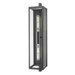 Dover kinkiet elewacyjny 2xE27 czarny W02095BK