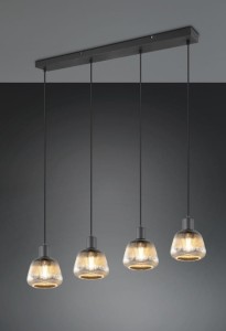 Tarifa lampa wisząca 4xE27 czarna 362800432