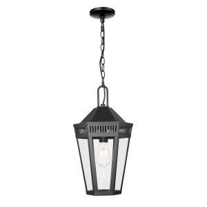 Funchal lampa wisząca ogrodowa 1xE27 czarna P01156BK