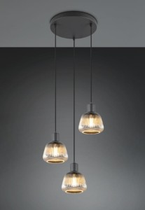 Tarifa lampa wisząca 3xE27 czarna 362830332