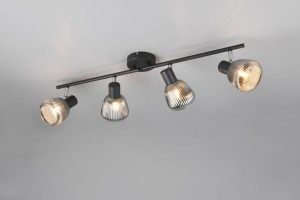 Tarifa lampa sufitowa (spot) 4xE14 czarna 862800432