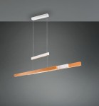 Trajan lampa wisząca 3xLED/45W/CCT biała/jasne drewno 375390531