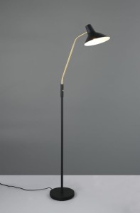 Traveller lampa podłogowa 1xE27 czarna/złota 463400180