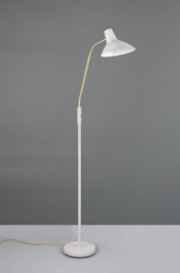 Traveller lampa podłogowa 1xE27 szara/złota 463400176
