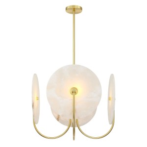 Modena lampa wisząca 4xE27 mosiądz P04814BR