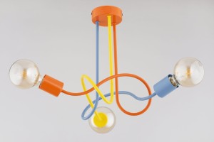 Wingo Kolor lampa sufitowa 3xE27 multikolor 62521