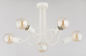 Wingo Cream lampa sufitowa 5xE27 krem  63306