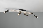 Zeno lampa sufitowa (spot) z pilotem 5xLED/34W/CCT czarna/aluminium 648310505