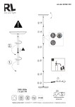 Lampa podłogowa Specter w kolorze czarnym, z jedną żarówką LED 17W. Prosta, smukła konstrukcja z okrągłym kloszem na górze. Ujęcie z boku, pokazujące detal włącznika dotykowego. Lampa stoi na stabilnej podstawie, idealna do nowoczesnych wnętrz.