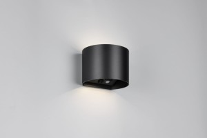 Genie kinkiet zewnętrzny z czujnikiem ruchu 2xLED/2W/IP44 czarny  R24161632