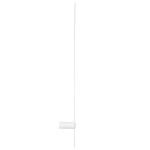 Kinkiet Saber 120 w kolorze białym, z jedną diodą LED o mocy 16W i temperaturze barwowej 4000K. Prosty, minimalistyczny design, z długim ramieniem i cylindrycznym źródłem światła, montowany na ścianie.