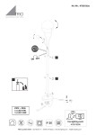 Lampa podłogowa Chris w kolorze czarnym, z dwoma źródłami światła LED o łącznej mocy 21,8W. Posiada okrągłą podstawę i regulowane ramiona. Włącznik znajduje się na korpusie. Prosta forma i nowoczesny design, idealna do wnętrz.