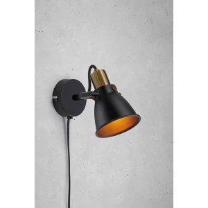 Alton kinkiet (spot) 1-punktowy czarny 107856