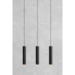 Ruben lampa wisząca 3-punktowa czarny 107882
