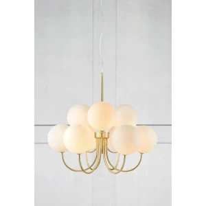 Bianco lampa wisząca 9-punktowa złota/biała 107994