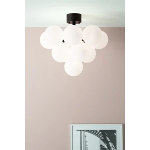 Merlot lampa sufitowa 13-punktowa czarna/biała 107913