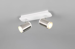 Gillan lampa sufitowa (spot) 2xGU10 biała/nikiel 814500207