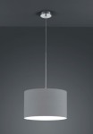 Hotel lampa wisząca 1xE27 szara 303300111