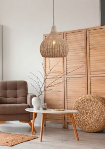 Janne lampa wisząca 1xE27 naturalny 366700136