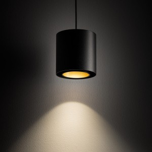 Point Duo lampa wisząca 1xGU10 czarna/złota 11511