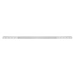 Biała lampa sufitowa w formie prostokątnej listwy z 12 diodami LED, o mocy 40W i temperaturze barwowej 3000K. Produkt zamontowany na suficie, prezentujący minimalistyczny design.