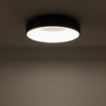 Nikki Round D38 plafon 1xLED/32W/4000K czarny 11210