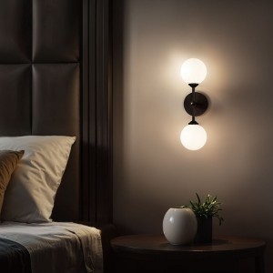 Belluno kinkiet 2xG9 czarny