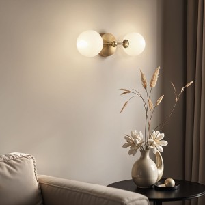 Belluno kinkiet 2xG9 złoty