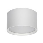Leto lampa sufitowa tuba 1xGX53 w kolorze białym, o cylindrycznym kształcie. Ujęcie frontalne, produkt zamontowany na suficie, bez dodatkowych zdobień. Gładka, matowa powierzchnia. Idealna do nowoczesnych wnętrz.