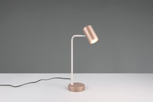 Vantos lampa stołowa 1xGU10 biała/kawowa DL165512400