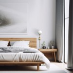 Kinkiet Piruleta 1xG9 IP44 w kolorze złotym, z okrągłą białą kloszem, zamontowany na ścianie obok łóżka. Widoczna drewniana rama łóżka i stolik nocny z roślinami w tle. Minimalistyczna aranżacja sypialni z jasnymi zasłonami.